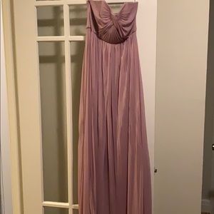 David’s Bridal convertible 6 ways bridesmaid dress